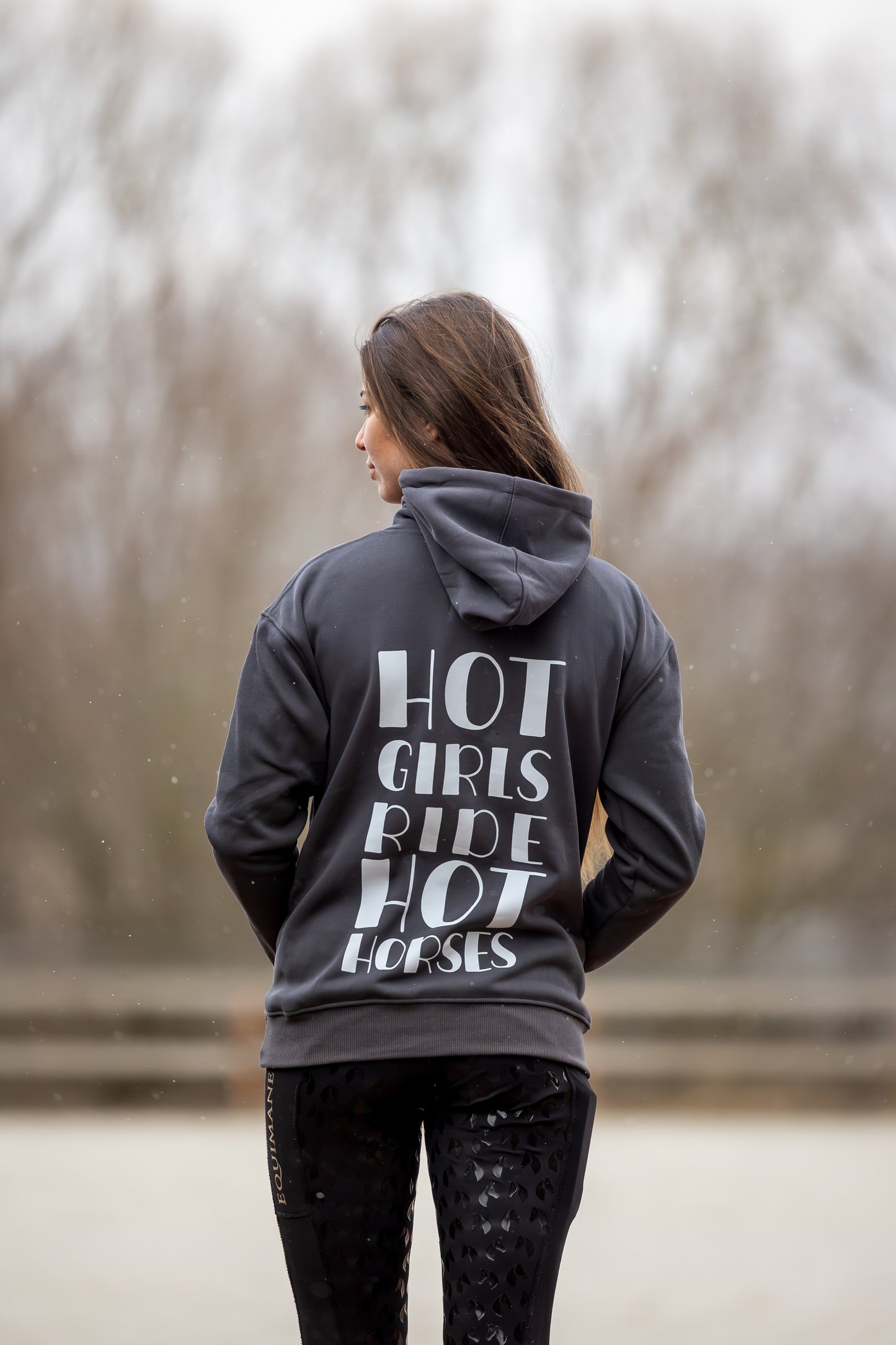 Mikina 'HOT GIRLS RIDE HOT HORSES' [S]
