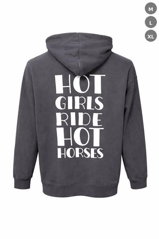 Mikina 'HOT GIRLS RIDE HOT HORSES' [M,L,XL]